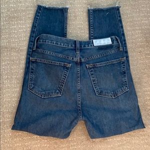 Redone originals high rise ankle crop